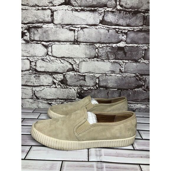 Frye Faw Beige Suede Leather Slip On Casual Comfort Shoes Women Sz 8.5M US/39EU - Picture 13 of 16